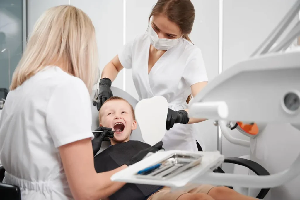 Atención dental a niños